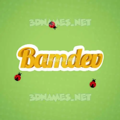 bamdev in Ladybugs style - 3D name wallpaper bamdev in Ladybugs style - 3D name wallpaper