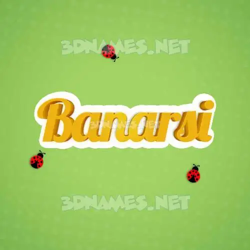 banarsi in Ladybugs style - 3D name wallpaper banarsi in Ladybugs style - 3D name wallpaper
