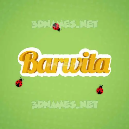 barwita in Ladybugs style - 3D name wallpaper barwita in Ladybugs style - 3D name wallpaper