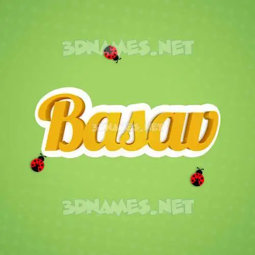 basav in Ladybugs style - 3D name wallpaper basav in Ladybugs style - 3D name wallpaper