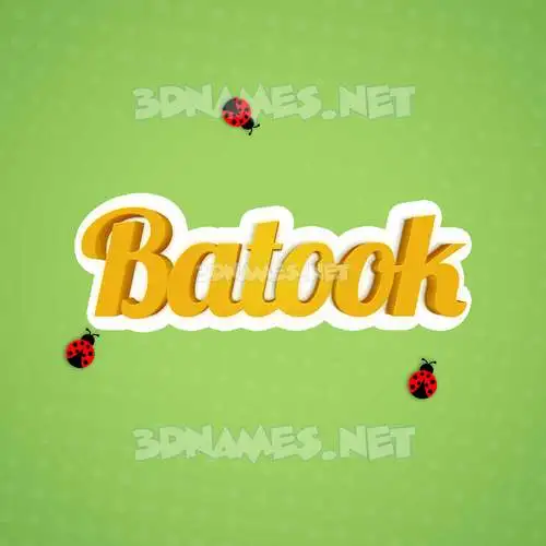 batook in Ladybugs style - 3D name wallpaper batook in Ladybugs style - 3D name wallpaper