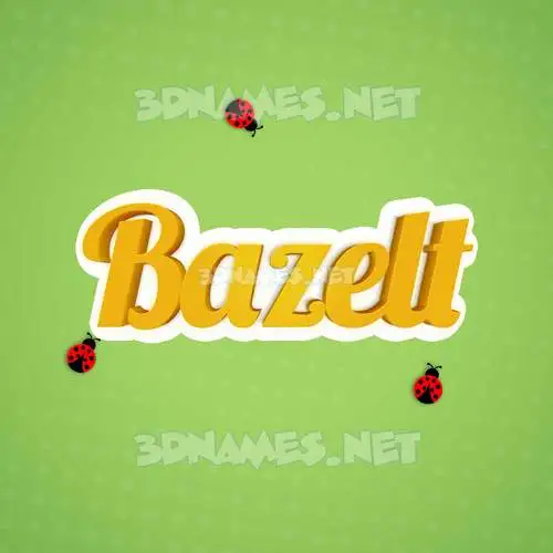 bazelt in Ladybugs style - 3D name wallpaper bazelt in Ladybugs style - 3D name wallpaper