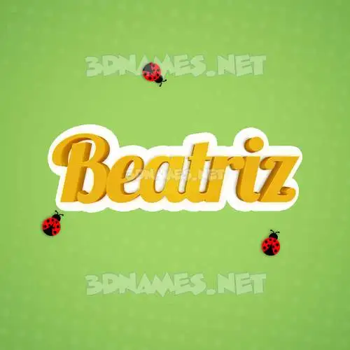beatriz in Ladybugs style - 3D name wallpaper beatriz in Ladybugs style - 3D name wallpaper