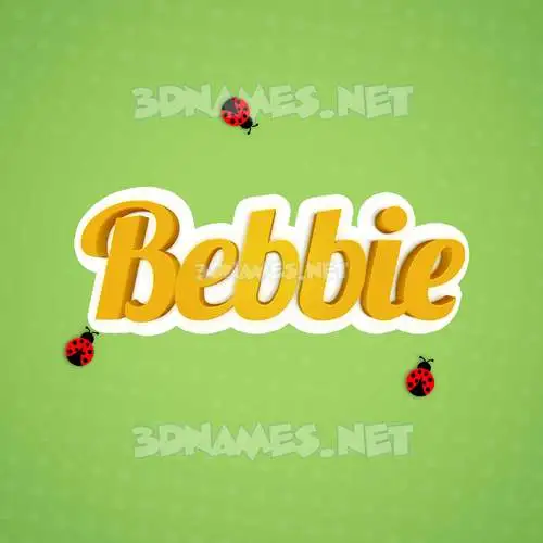 bebbie in Ladybugs style - 3D name wallpaper bebbie in Ladybugs style - 3D name wallpaper