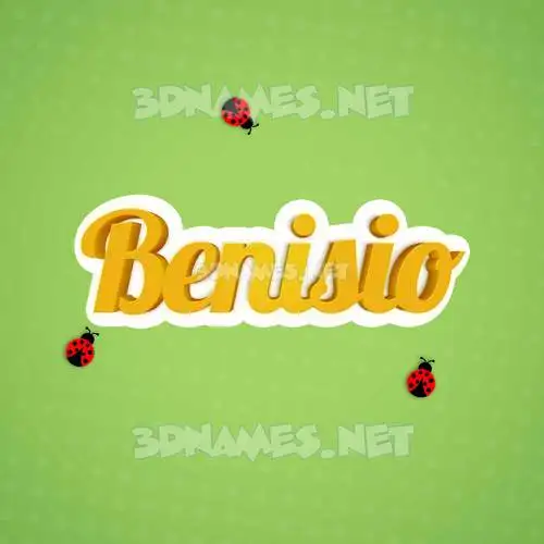 benisio in Ladybugs style - 3D name wallpaper benisio in Ladybugs style - 3D name wallpaper