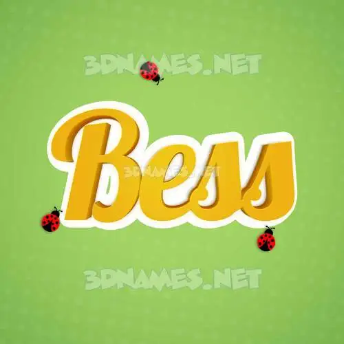 bess in Ladybugs style - 3D name wallpaper bess in Ladybugs style - 3D name wallpaper