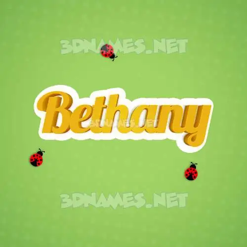 bethany in Ladybugs style - 3D name wallpaper bethany in Ladybugs style - 3D name wallpaper