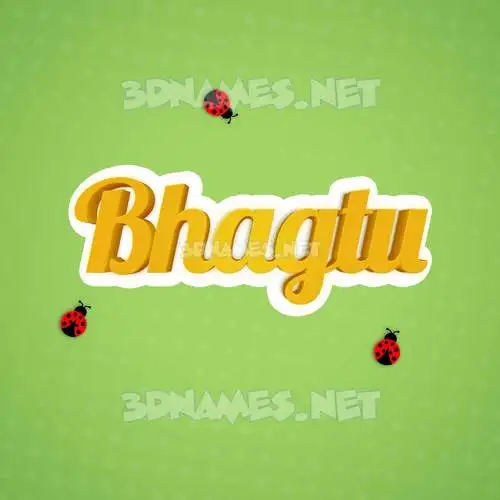 bhagtu in Ladybugs style - 3D name wallpaper bhagtu in Ladybugs style - 3D name wallpaper