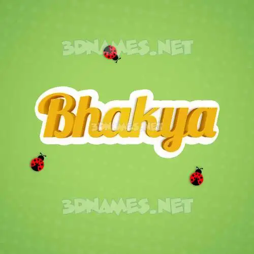 bhakya in Ladybugs style - 3D name wallpaper bhakya in Ladybugs style - 3D name wallpaper