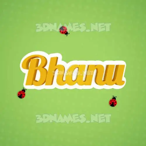 bhanu in Ladybugs style - 3D name wallpaper bhanu in Ladybugs style - 3D name wallpaper