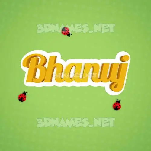 bhanuj in Ladybugs style - 3D name wallpaper bhanuj in Ladybugs style - 3D name wallpaper
