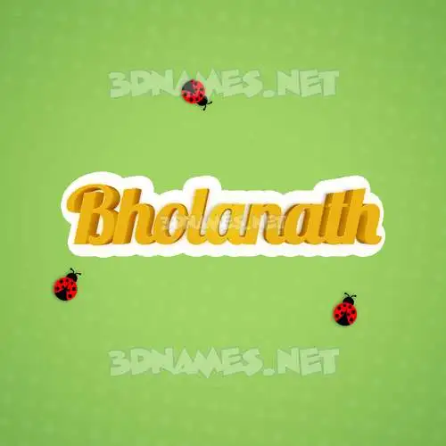 bholanath in Ladybugs style - 3D name wallpaper bholanath in Ladybugs style - 3D name wallpaper