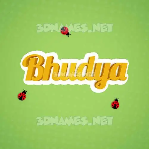 bhudya in Ladybugs style - 3D name wallpaper bhudya in Ladybugs style - 3D name wallpaper