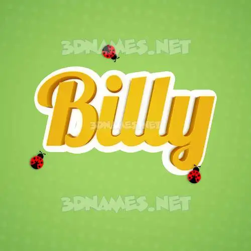 billy in Ladybugs style - 3D name wallpaper billy in Ladybugs style - 3D name wallpaper