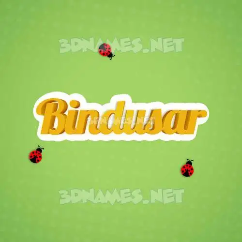 bindusar in Ladybugs style - 3D name wallpaper bindusar in Ladybugs style - 3D name wallpaper