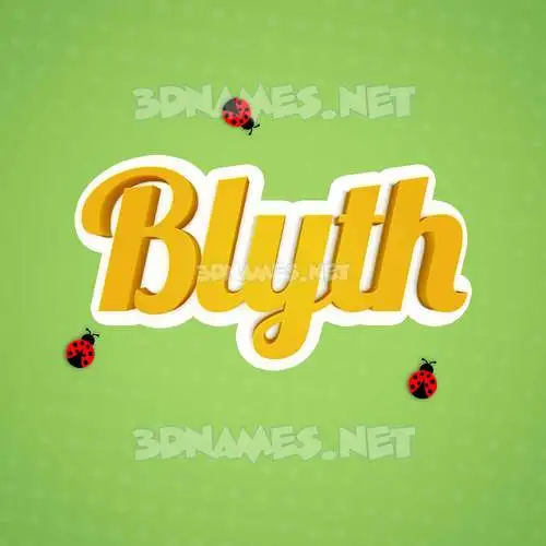 blyth in Ladybugs style - 3D name wallpaper blyth in Ladybugs style - 3D name wallpaper