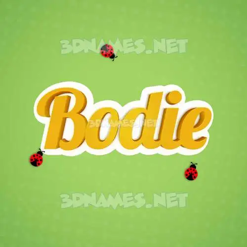 bodie in Ladybugs style - 3D name wallpaper bodie in Ladybugs style - 3D name wallpaper