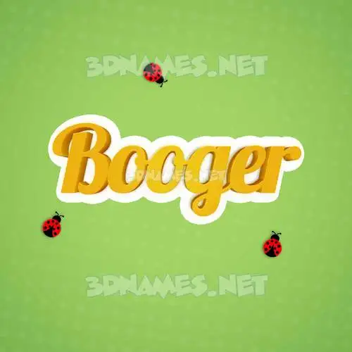 booger in Ladybugs style - 3D name wallpaper booger in Ladybugs style - 3D name wallpaper