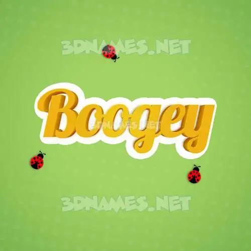 boogey in Ladybugs style - 3D name wallpaper boogey in Ladybugs style - 3D name wallpaper