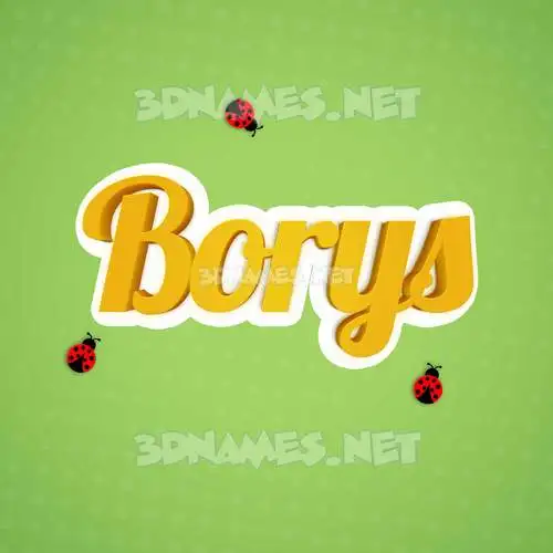 borys in Ladybugs style - 3D name wallpaper borys in Ladybugs style - 3D name wallpaper