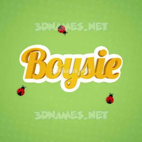 boysie in Ladybugs style - 3D name wallpaper boysie in Ladybugs style - 3D name wallpaper