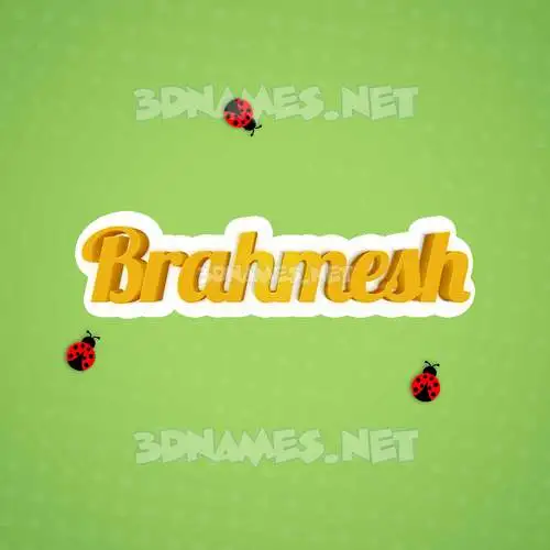 brahmesh in Ladybugs style - 3D name wallpaper brahmesh in Ladybugs style - 3D name wallpaper