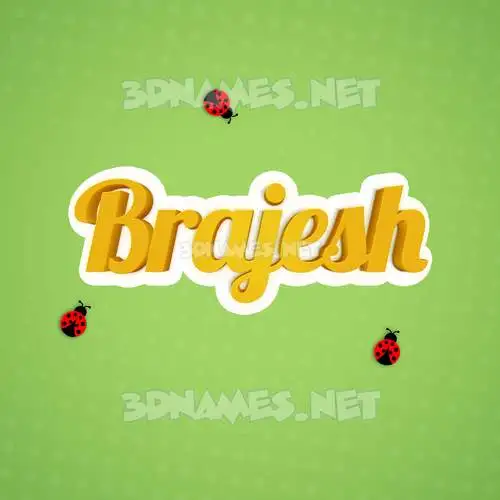 brajesh in Ladybugs style - 3D name wallpaper brajesh in Ladybugs style - 3D name wallpaper