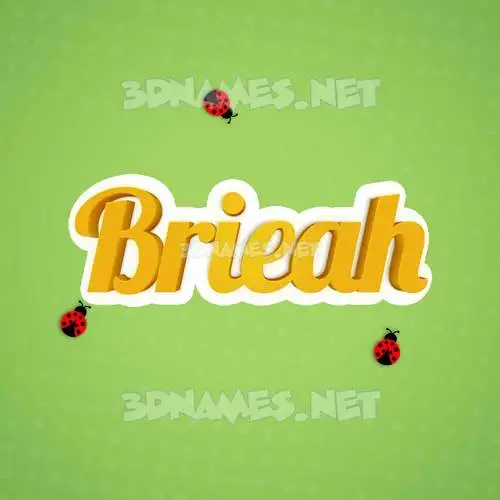 brieah in Ladybugs style - 3D name wallpaper brieah in Ladybugs style - 3D name wallpaper