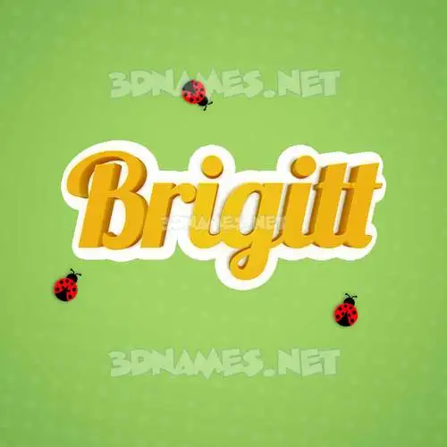 brigitt in Ladybugs style - 3D name wallpaper brigitt in Ladybugs style - 3D name wallpaper