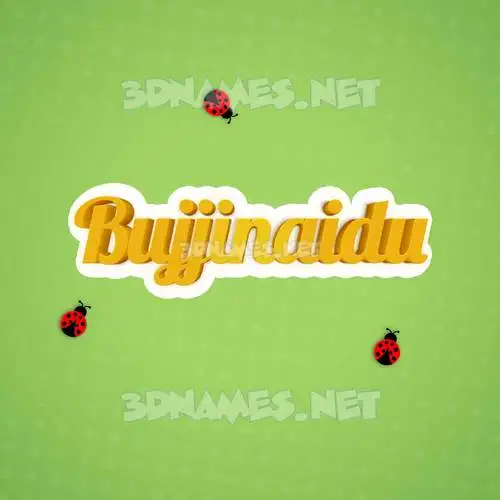 bujjinaidu in Ladybugs style - 3D name wallpaper bujjinaidu in Ladybugs style - 3D name wallpaper