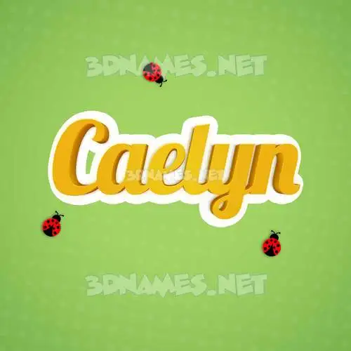 caelyn in Ladybugs style - 3D name wallpaper caelyn in Ladybugs style - 3D name wallpaper