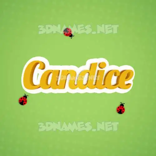 candice in Ladybugs style - 3D name wallpaper candice in Ladybugs style - 3D name wallpaper