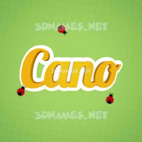 cano in Ladybugs style - 3D name wallpaper cano in Ladybugs style - 3D name wallpaper