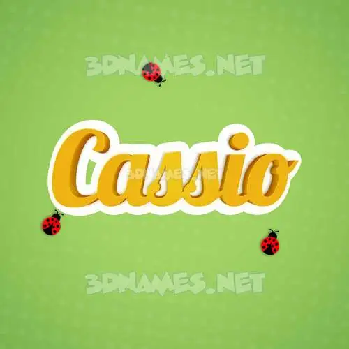 cassio in Ladybugs style - 3D name wallpaper cassio in Ladybugs style - 3D name wallpaper