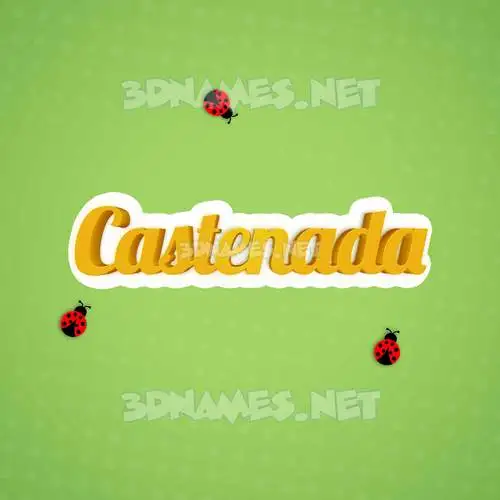 castenada in Ladybugs style - 3D name wallpaper castenada in Ladybugs style - 3D name wallpaper