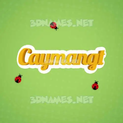 caymangt in Ladybugs style - 3D name wallpaper caymangt in Ladybugs style - 3D name wallpaper