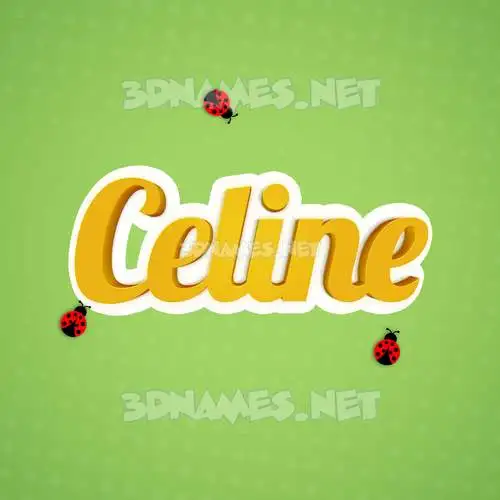 celine in Ladybugs style - 3D name wallpaper celine in Ladybugs style - 3D name wallpaper