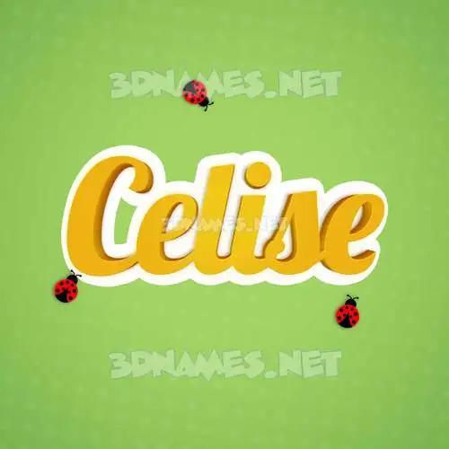 celise in Ladybugs style - 3D name wallpaper celise in Ladybugs style - 3D name wallpaper