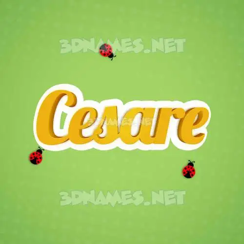 cesare in Ladybugs style - 3D name wallpaper cesare in Ladybugs style - 3D name wallpaper
