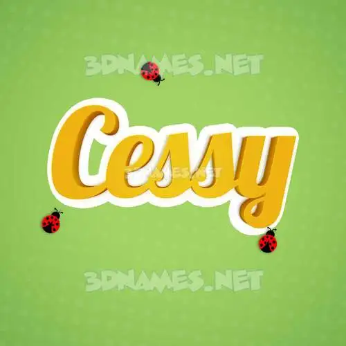 cessy in Ladybugs style - 3D name wallpaper cessy in Ladybugs style - 3D name wallpaper