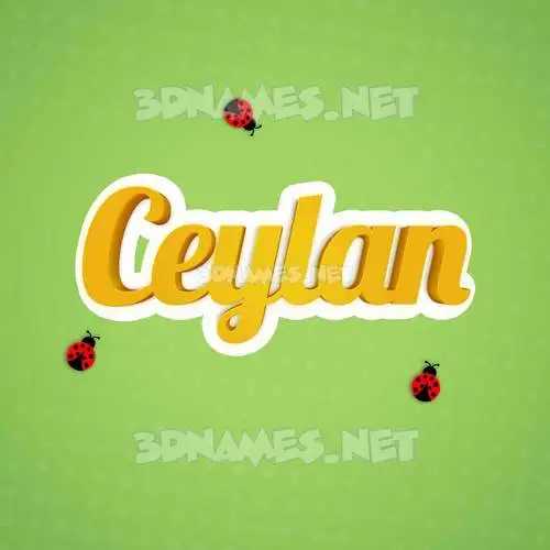 ceylan in Ladybugs style - 3D name wallpaper ceylan in Ladybugs style - 3D name wallpaper