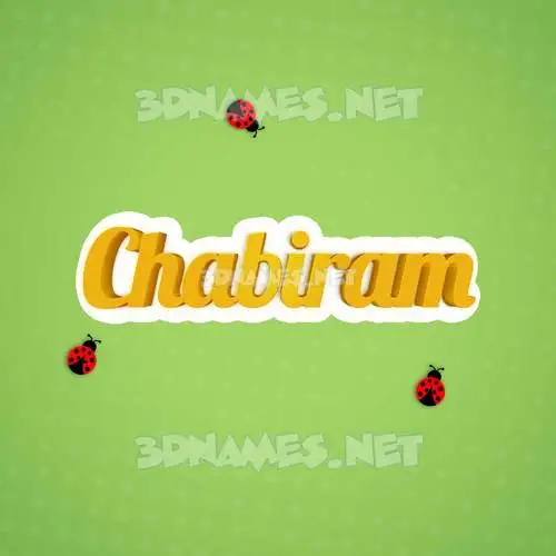 chabiram in Ladybugs style - 3D name wallpaper chabiram in Ladybugs style - 3D name wallpaper