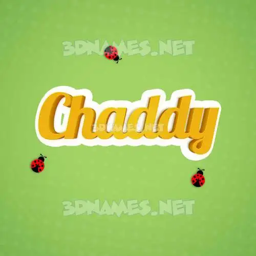 chaddy in Ladybugs style - 3D name wallpaper chaddy in Ladybugs style - 3D name wallpaper