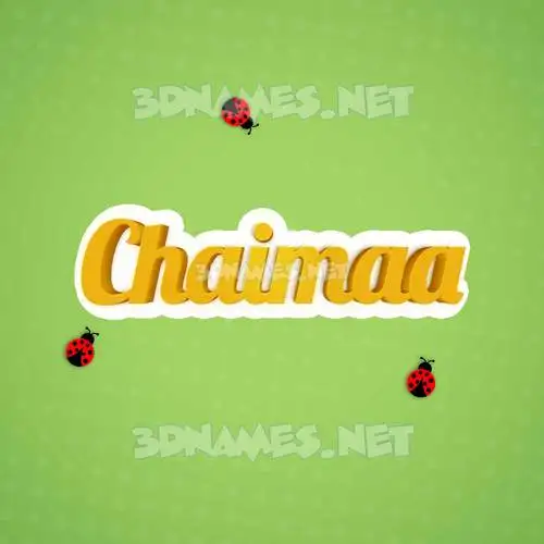 chaimaa in Ladybugs style - 3D name wallpaper chaimaa in Ladybugs style - 3D name wallpaper