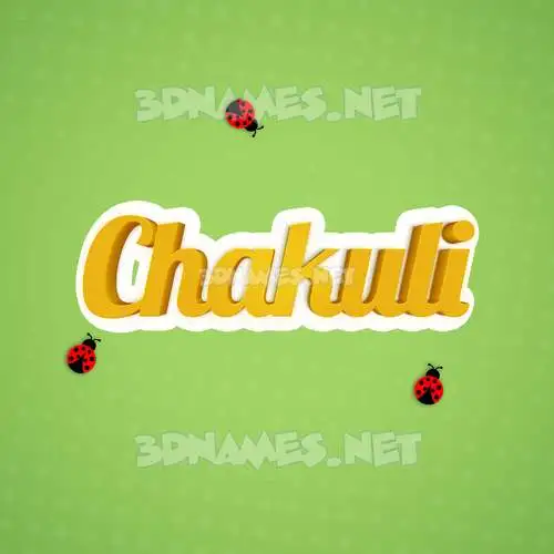 chakuli in Ladybugs style - 3D name wallpaper chakuli in Ladybugs style - 3D name wallpaper