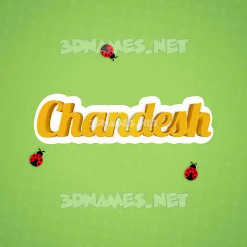 chandesh in Ladybugs style - 3D name wallpaper chandesh in Ladybugs style - 3D name wallpaper