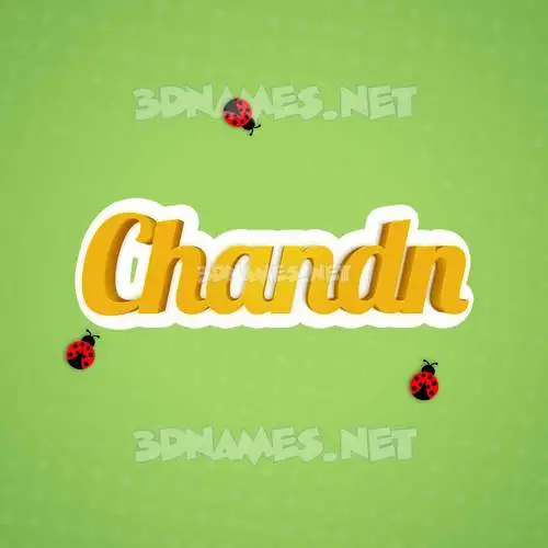 chandn in Ladybugs style - 3D name wallpaper chandn in Ladybugs style - 3D name wallpaper