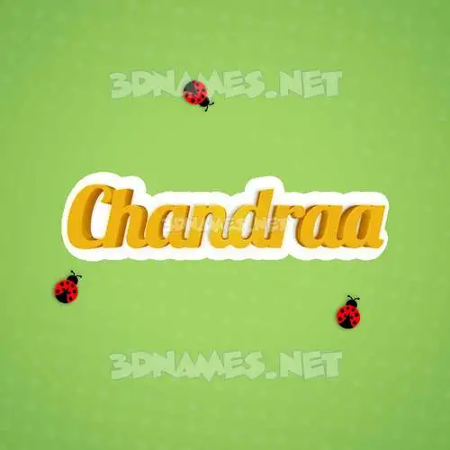 chandraa in Ladybugs style - 3D name wallpaper chandraa in Ladybugs style - 3D name wallpaper