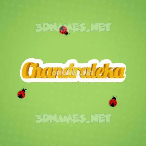 chandraleka in Ladybugs style - 3D name wallpaper chandraleka in Ladybugs style - 3D name wallpaper