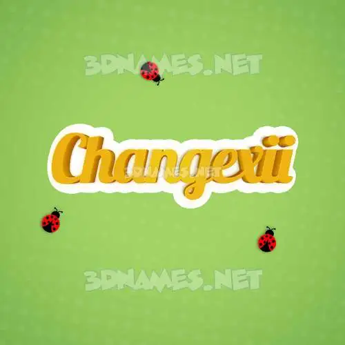 changexii in Ladybugs style - 3D name wallpaper changexii in Ladybugs style - 3D name wallpaper